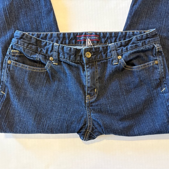Tommy Hilfiger dark wash straight leg jeans size 10 S - Picture 3 of 8